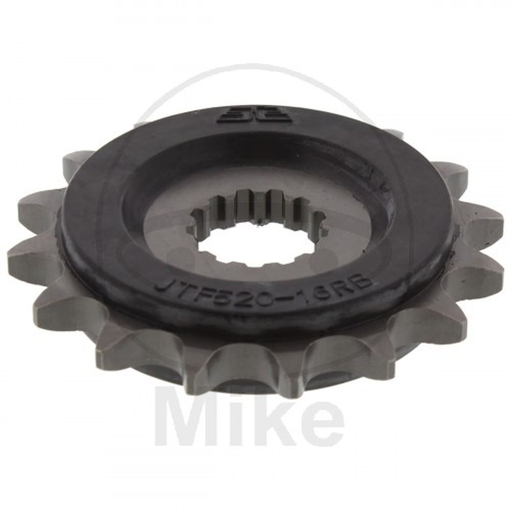 Pignone Anteriore JT Sprockets JTF1591.16RB - 16 Denti, Passo 525, Gommatura Silenziata