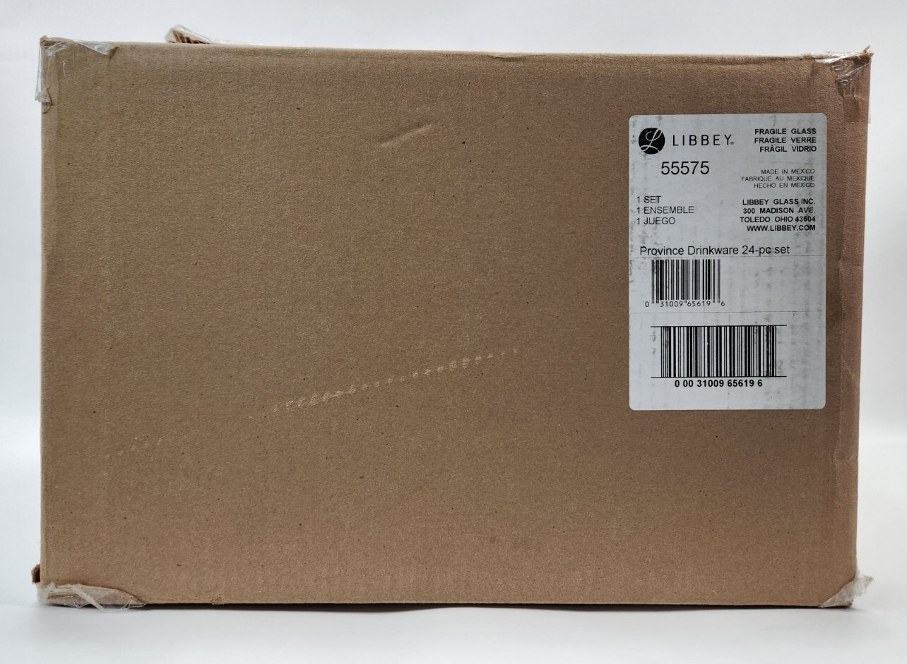 Libbey Province 24Piece Tumbler and Rocks Glass Drinkware Set 55575 eBay