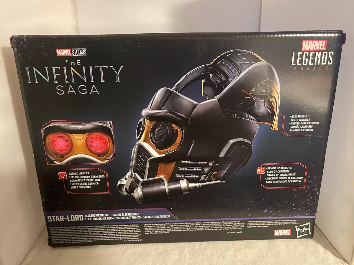 Hasbro Marvel Legends Series The Infinity Saga Star-Lord Premium Roleplay  Electronic Helmet