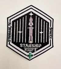 Starship 3 Orbital  Launch Test Flight Mission Patch 3”