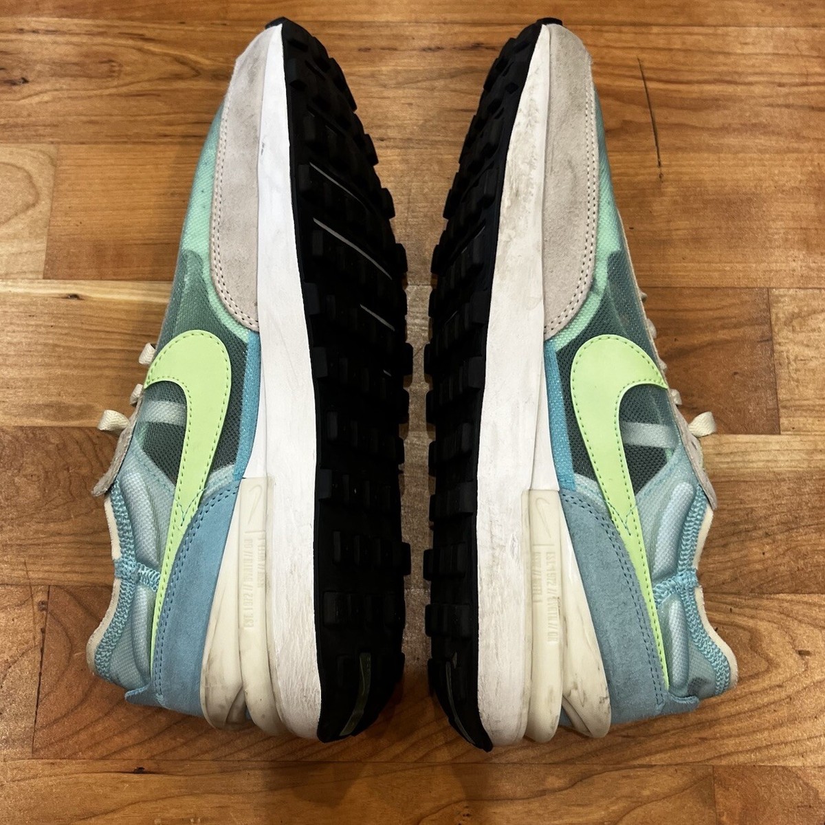 Nike. Size 10. Bleach Aqua/Lime Glow Nike Air Force 1 Low Lime Glow Aquamarine DJ6894-100 | More  main image 3