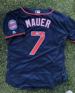 joe mauer signed jersey