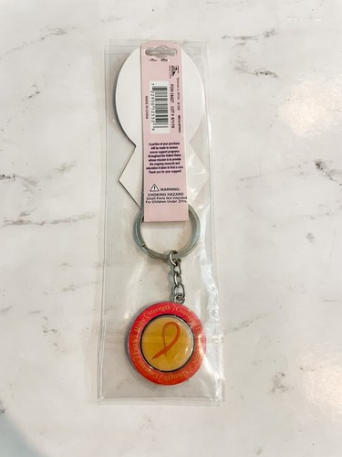 Breast Cancer Awareness Spinning Key Chain NEW Multicolor - Picture 2 of 2