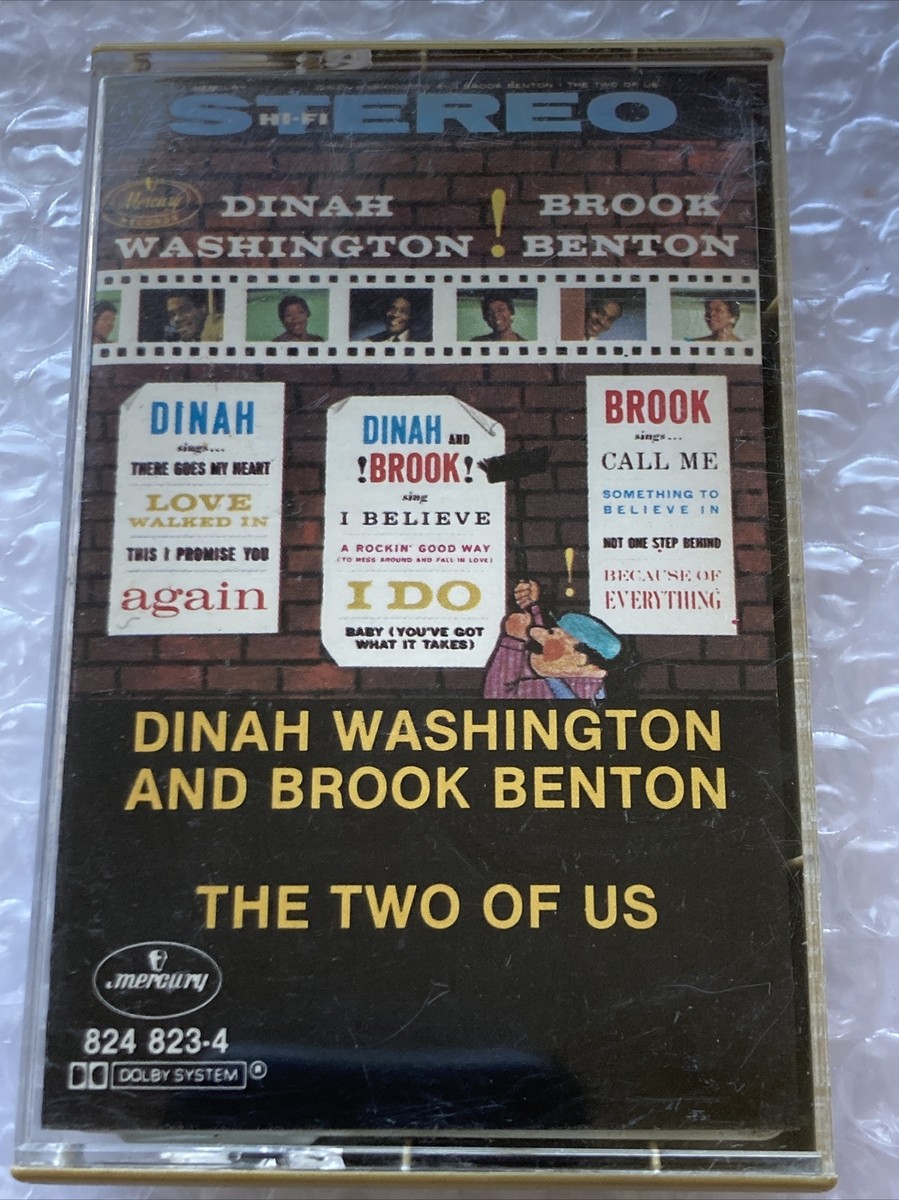 DINAH WASHINGTON & BROOK BENTON - THE TWO OF US (Cassette
