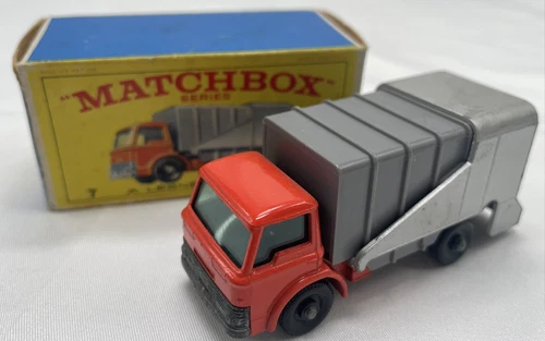 Lesney Matchbox 7-C Ford Refuse Truck BPW Type E Box