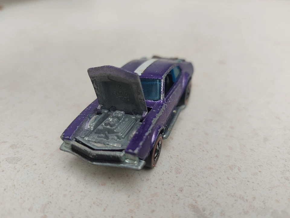 Hot Wheels Redline MIGHTY MAVERICK PÚRPURA 1969 Hong Kong Vintage Diecast Foto 3 de 4