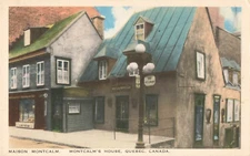 Postcard Maison Montcalm. Montcalm's House, Quebec, Canada Unposted VTG VPC02.