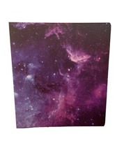 SUIN 1-Inch 3 Ring-Binder with Pockets 1'' round Ring Binders for School Holds U