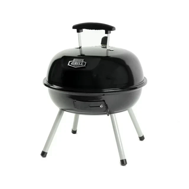 Portable Steel Charcoal Grill 14.5'', New Black Camping Expert Grill, US
Opens in a new window or ta