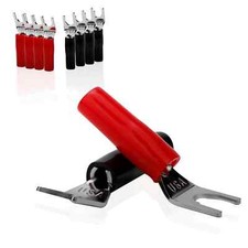 Hi-end Pure Copper Y Shape Plug Connector Terminal for Hi-Fi Audio Speaker Cable