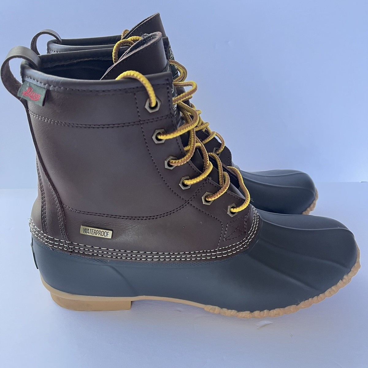 G.H. Bass & Co. Men\'s Duck Boots - Olive and Tan G.H. Bass & Co. Duck Boots for Men | Mercari main image 4