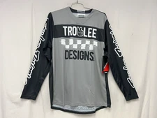 Troy Lee Designs TLD GP Motocross Jersey Scrambler Black/Gray Mens Large SAMPLE
