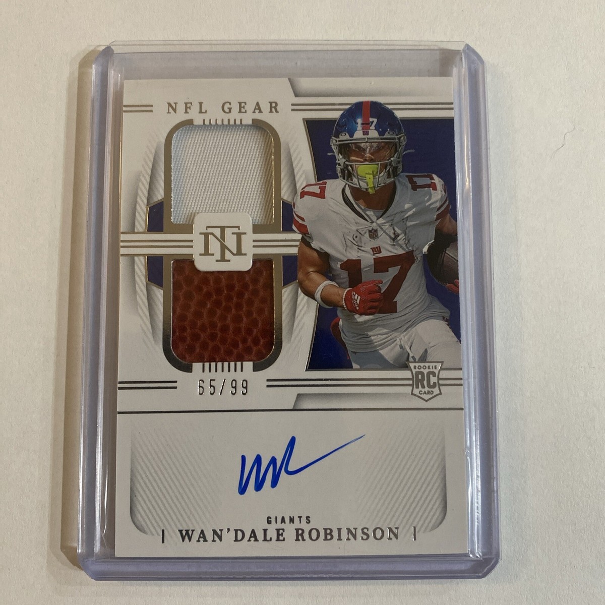 2022 Panini National Treasures - Rookie Nfl Gear Signature Combos
