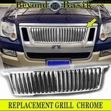 2006 2007 2008 2009 Ford Explorer Vertical Bar Style Triple Chrome Grill