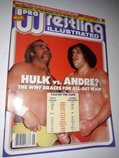 PWI Magazine May 1987 Hulk Hogan vs Andre the Giant Steve Williams Poster NWA