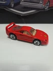 Vintage Hot Wheels Ferrari F40 Red Diecast Car 1:64 1988 Collectors Vehicle