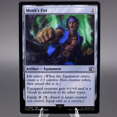 Monk's Fist Normal 265 C FINAL FANTASY NM MTG