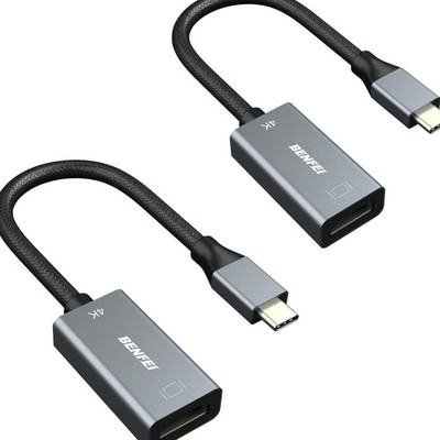 USB C auf HDMI Adapter 4K@60Hz 2 Stück, Thunderbolt 3/4, Kompatibel mit MacBo...