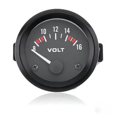 2" 52MM 12V 8 16V Universal LED Electrical Car Voltmeter Voltage Gauge Meter,