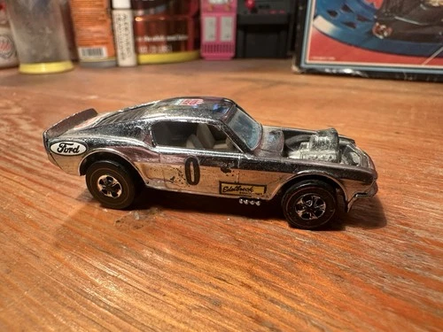 Mustang Boss Hoss Chrome Club Kit 1969  Redline Hot Wheels Mattel Vtg RL
