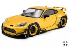 1/43 Pandem GR86 2022 Yellow Diecast Car