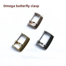 Stainless Steel Watch Clasp Metal Pin Buckle 12 14 16 18 20mm for Omega De Ville