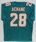 De'Von Achane Autographed Miami Dolphins Pro Style Teal Custom Football Jersey B