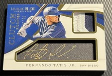 2019 Fernando Tatis Padres 17/49 Panini Immaculate Clutch Rookies Auto Patch #FT