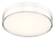 Minka Lavery 749-2-L Vantage 7"W LED Flush Mount Ceiling Fixture - White