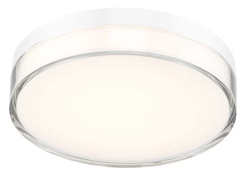 Minka Lavery 749-2-L Vantage 7"W LED Flush Mount Ceiling Fixture - White - Picture 1 of 8