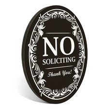 No Soliciting Sign for House or Office, No Solicitors Sign for Front Door or ...