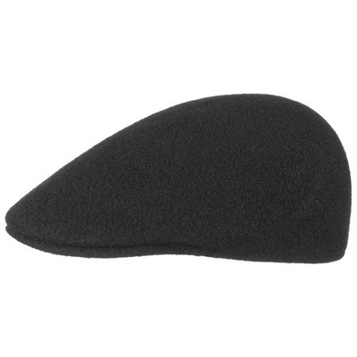 KANGOL ORIGINAL 507 SEAMLESS WOOL CAP FLATCAP SCHIEBERMÜTZE MÜTZE SCHWARZ NEU