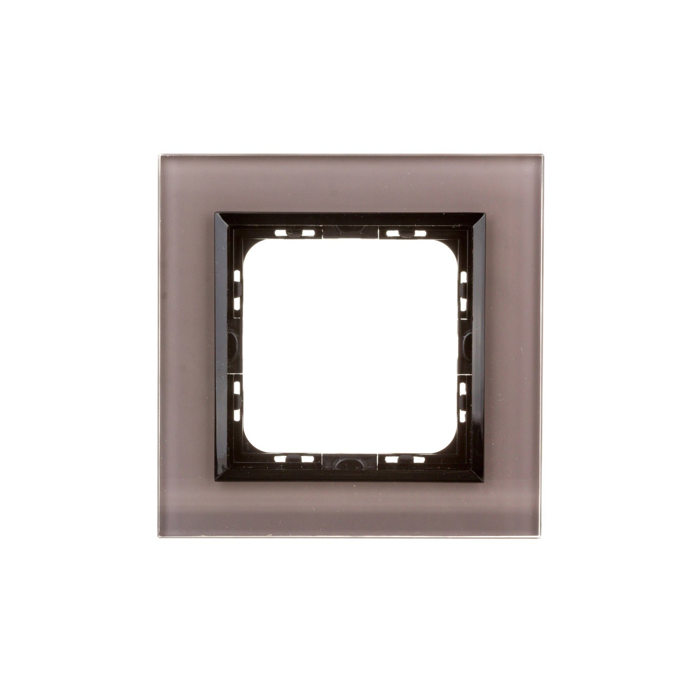 Ospel X Sonata Rahmen 1-Fach Grau Glas/Schwarz R-1Rgc/41/25 Absatz - Bild 2