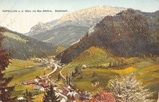 B502 Austria 1916 Kapellen ad Muerz mit Rax Steiermark vintage postcard