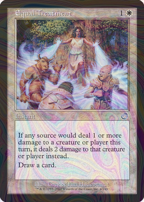 Foil Equal Treatment - Torment  | Lightly Played MTG Card
