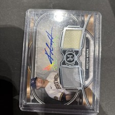 2021 Topps Museum Collection - Single-Player Dual Relic Autographs Keston Hiura