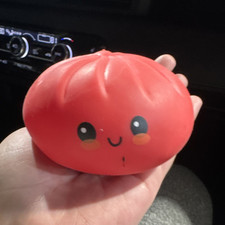 DUMPLING SQUISHY Cute Squeeze Ball Red Foam Stress Relief Toys