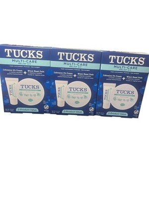 Tucks Hemorrhoidal Kit + 40 Pads 3 Pack Relief Bundle
