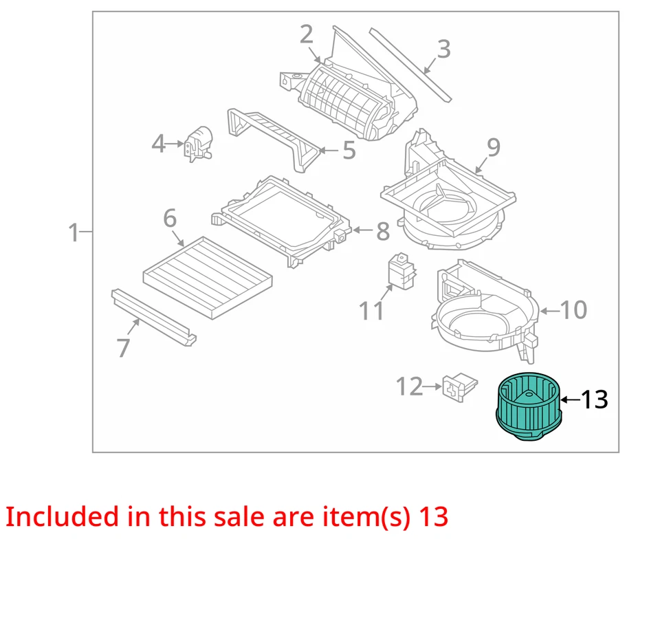 Kia Optima 2016 calefacción aire acondicionado motor fabricante de equipos originales 62 k millas - LKQ352695553 Foto 4 de 4