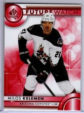 2023-24 SP Authentic Milos Kelemen Limited Future Watch Rookie Card # 119. rookie card picture