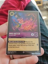 Disney Lorcana Azurite Sea TCG Mad Hatter Eccentric Host 59/204 Non-foil