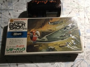 THUNDERBOLT P-40D RAZOR BACK US WWII FIGHTER 1/72 Scale Model Kit New Hasegawa 