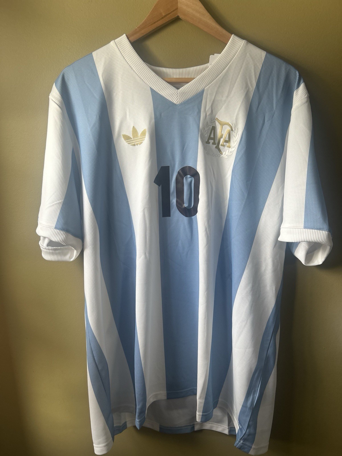 Adidas Argentina 50th Anniversary 2024 Home Football/Soccer Jersey Lionel Messi