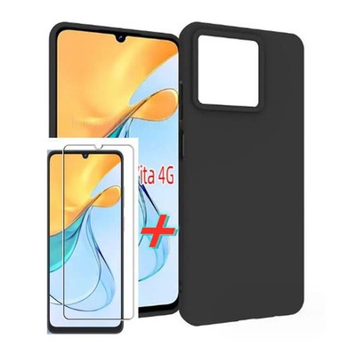 Case Cover + Tempered Glass Cover Screen Protector For ZTE Blade V50 Vita 6.75''