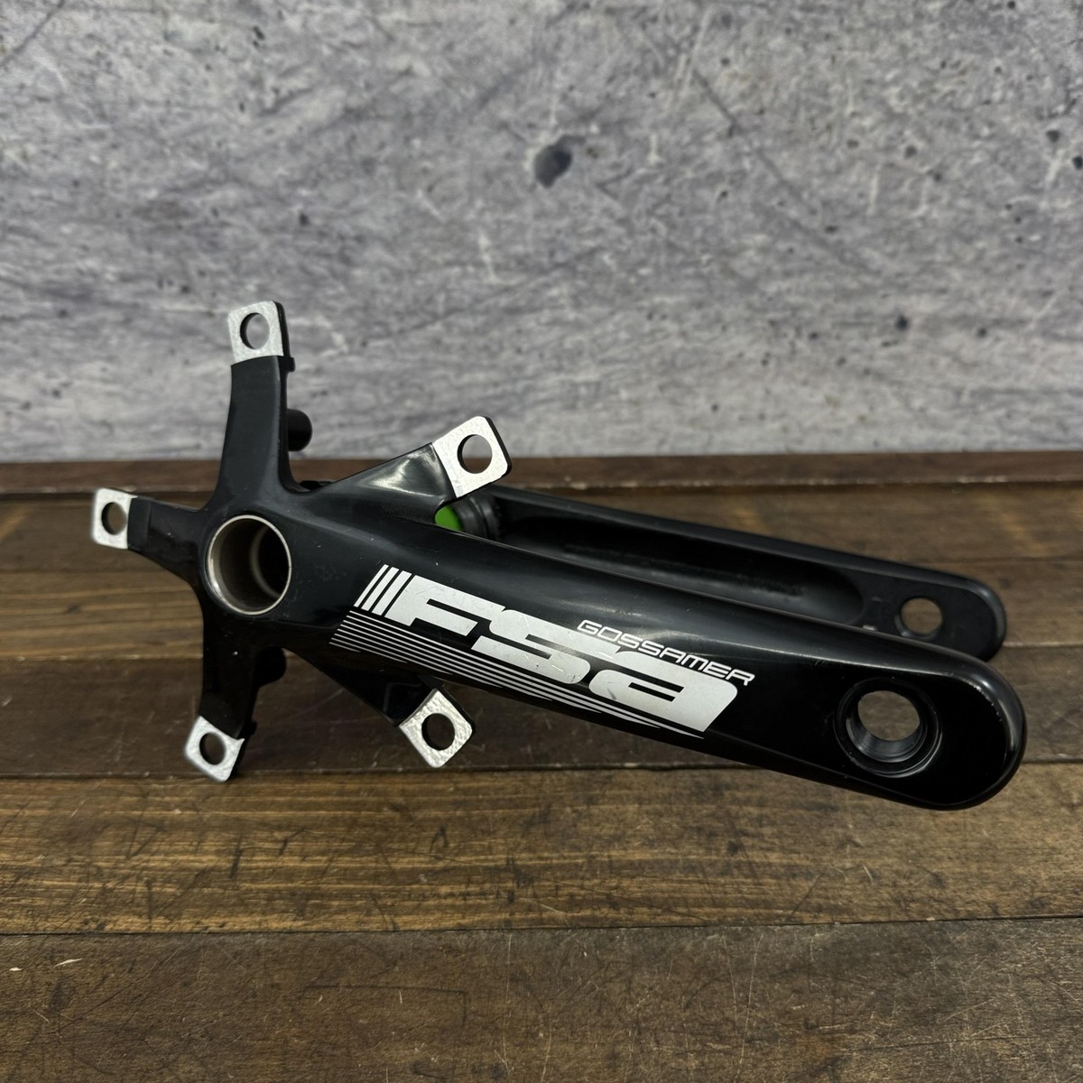 FSA Gossamer CK-6028 Triple Crankset 165mm 130 BCD Black Bottom