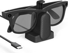 Cisian Charging Dock Compatible with Ray-Ban Meta Smart Glasses Wayfarer/Skyler