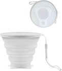 Silicone Collapsible Cups for Camping Travel,Small 8.5 Ounces, Transparent 