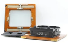 [Exc+5] Hasemi 4x5 Ground Glass Back Adapter w/Mamiya Spacer No.2 6x9 From JAPAN