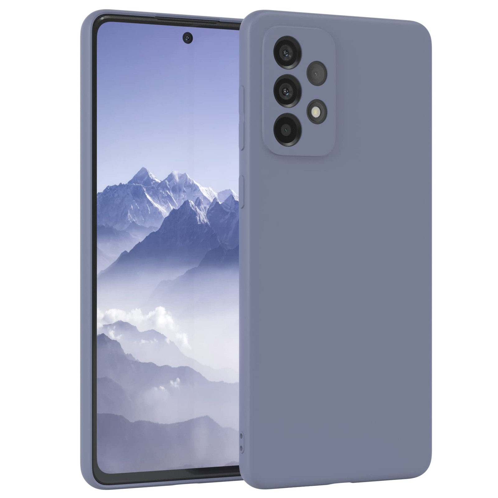 Housse en silicone premium Galaxy A73 5G coque souple finition mate