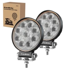 EverBrite 2-Pack Led Pods, 4-1/2Inch 30W Round Flood Lights, Off-Road Led Fog...
